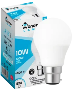 Ampoule LED B22 10W 6500K Blanc Froid 1150 lumens, équivalent 100W, blanc froid 6500K B22 – Classe A+ – Économie d’énergie 90% Durée de vie 15 000 h, garantie 2 ans, 170–270V
