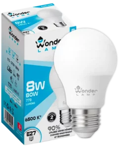 Ampoule LED E27 6W 6500K Blanc Froid 770 lumens, équivalent 80W, blanc froid 6500K B22 – Classe A+ – Économie d’énergie 90% Durée de vie 15 000 h, garantie 2 ans, 170–270V