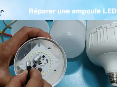 Réparer une ampoule LED – tutoriel visuel pour diagnostiquer et corriger une panne d’éclairage LED domestique