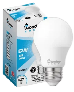 Lampes LED économiques en Tunisie 5W E27 8000K° 520 Lumens Blanc Froid Lampes LED économiques en Tunisie 5W E27 8000K° 520 Lumens Blanc Froid