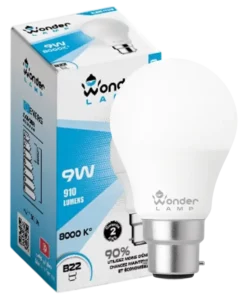 Lampes LED économiques en Tunisie 9W B22 8000K° 910 Lumens Blanc Froid