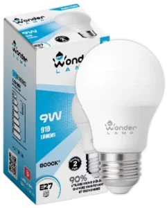 Lampes LED économiques en Tunisie 9W E27 8000K° 910 Lumens Blanc Froid